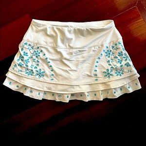 Lucky in Love Eyelet Tier tennis skirt